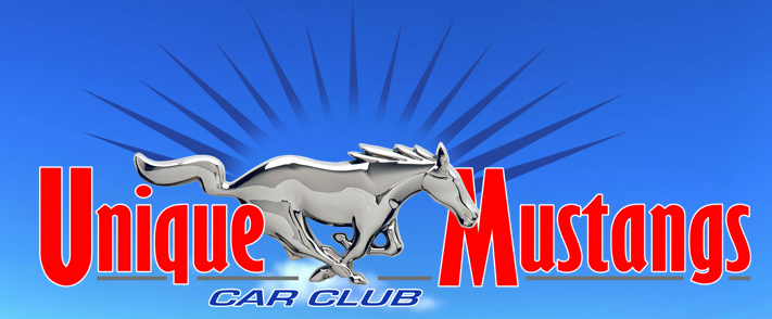 Unique Mustangs Car Club Logo